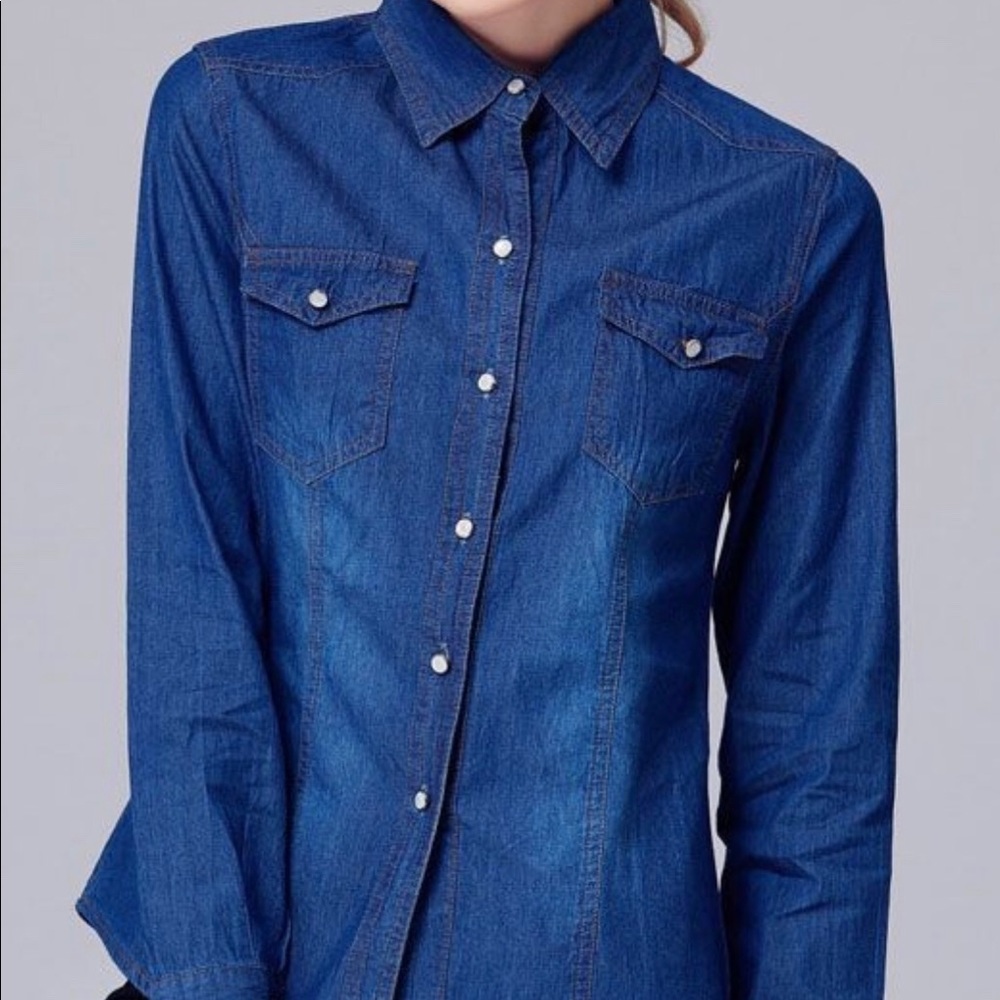 Denim shirt